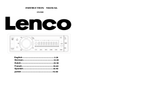 Handleiding Lenco CS-322 Autoradio