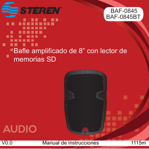 Manual Steren BAF-0845BT Speaker