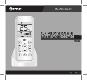 Manual de uso Steren RM-700 Control remoto