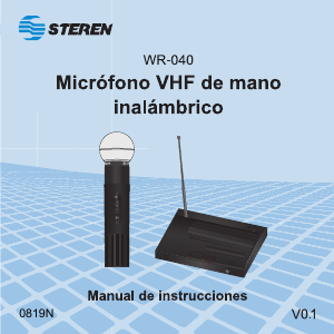 Manual de uso Steren WR-040 Micrófono