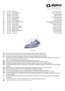 Manuale Alpina SF-1313 Ferro da stiro