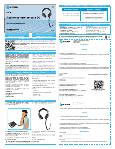 Manual de uso Steren AUD-217 Auriculares