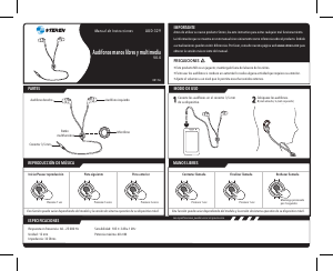 Manual de uso Steren AUD-329 Auriculares