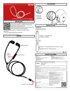 Manual de uso Steren AUD-349 Auriculares