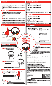 Manual de uso Steren AUD-797 Auriculares