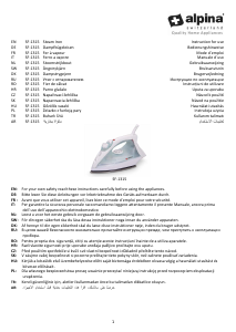 Mode d’emploi Alpina SF-1315 Fer à repasser