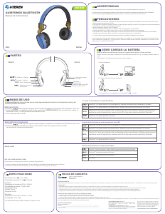 Manual de uso Steren AUD-800 Auriculares
