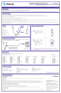 Manual de uso Steren AUD-7005 Auriculares