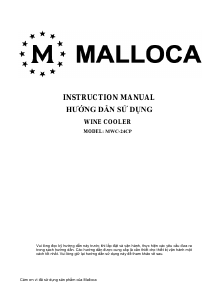 Hướng dẫn sử dụng Malloca MWC-24CP Tủ rượu vang