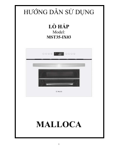 Hướng dẫn sử dụng Malloca MST35-IX03 Lò nướng