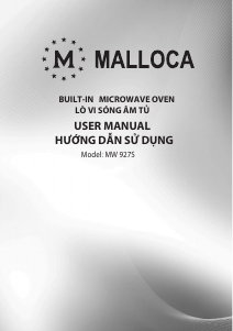 Hướng dẫn sử dụng Malloca MW 927S Lò vi sóng