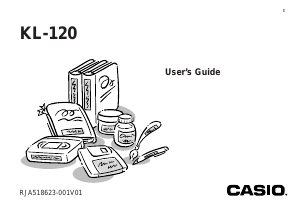 Manual Casio KL-120 Label Printer