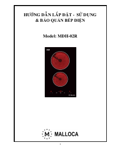 Hướng dẫn sử dụng Malloca MDH-02R Tarô