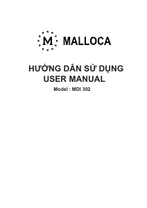 Handleiding Malloca MDI 302 Kookplaat
