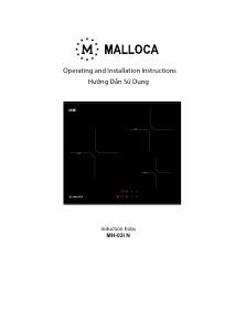 Handleiding Malloca MH-03I N Kookplaat