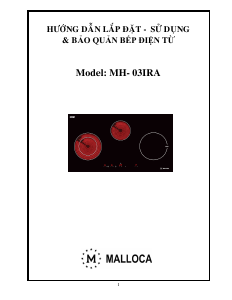 Hướng dẫn sử dụng Malloca MH-03IRA Tarô