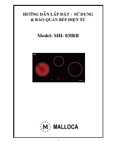 Hướng dẫn sử dụng Malloca MH-03IRB Tarô