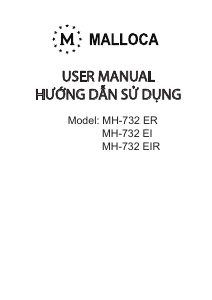 Hướng dẫn sử dụng Malloca MH-732 EI Tarô