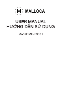 Hướng dẫn sử dụng Malloca MH-5903 I Tarô