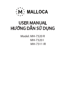 Hướng dẫn sử dụng Malloca MH-7320 I Tarô