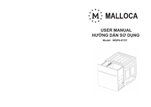 Manual Malloca WQP6-87CP Dishwasher