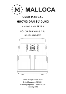 Manual Malloca MAF-7515 Deep Fryer