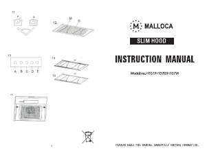 Handleiding Malloca H107 Afzuigkap