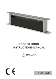 Manual Malloca K-3410DR Cooker Hood