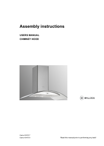 Manual Malloca K3155 Cooker Hood