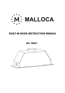 Manual Malloca MH 700GT Cooker Hood