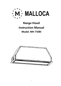 Manual Malloca MH 750BI Cooker Hood