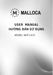 Handleiding Malloca MCF-LX12 Koffiezetapparaat