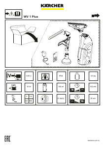 Manual Kärcher WV 1 Plus Window Cleaner