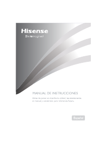 Manual de uso Hisense RB371N4EW1 Frigorífico combinado
