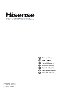 Manual Hisense FT325D4BW2 Congelador