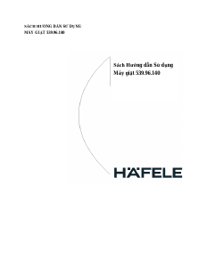 Hướng dẫn sử dụng Häfele 539.96.140 Máy giặt