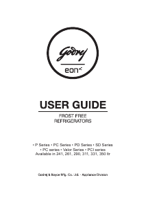 Handleiding Godrej RT EON 231 C 2.4 Koel-vries combinatie