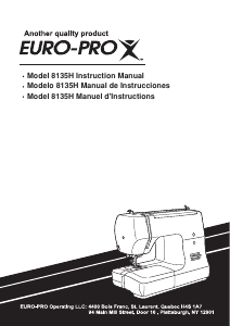 Bruksanvisning Euro-Pro 8135H Symaskin