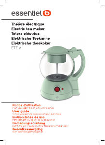 Manual de uso Essentiel B ETE 3 Máquina de té