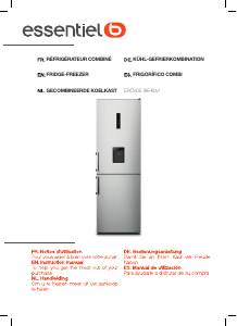 Manual de uso Essentiel B ERCVDE 185-60v1 Frigorífico combinado