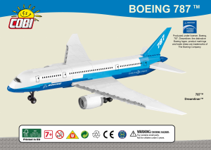 Kullanım kılavuzu Cobi set 26600/s3 Boeing 787 Dreamliner