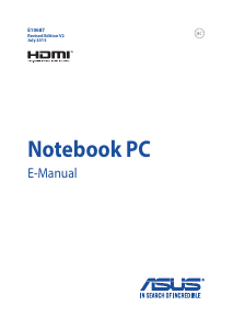 Manual Asus E202SA VivoBook Laptop