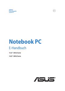 Bedienungsanleitung Asus VM400VP Notebook