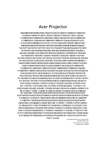 Brugsanvisning Acer X1127i Projektor
