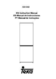 Manual Teka CI3 342 Frigorífico combinado