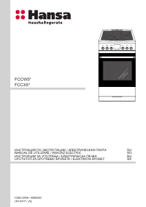 Priručnik Hansa FCCW580009 Raspon