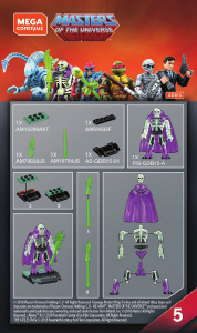 Handleiding Mega Construx set GDB15 Masters of the Universe Scareglow