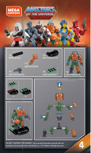 Handleiding Mega Construx set FWV52 Masters of the Universe Man-At-Arms