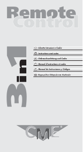 Handleiding CME Toptel3 300 Afstandsbediening