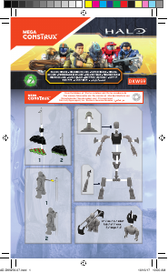 Rokasgrāmata Mega Construx set FMM78 Halo Jul Mdama